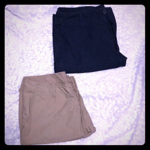2 for one GAP shorts w33